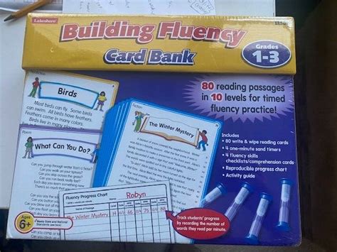 Building Fluency Card Bank 